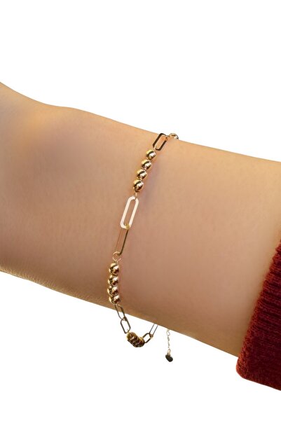 Altınaşkı İtalyan Toplu Ataş Altın Bileklik