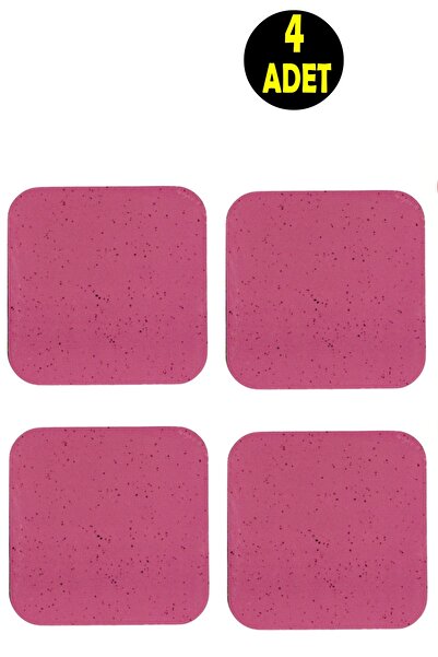 usin 4Pcs Cherry Rot Color Sand Pattern Wooden Turkish Coffee Cup Tea Mug Home Office Coaster Underpad