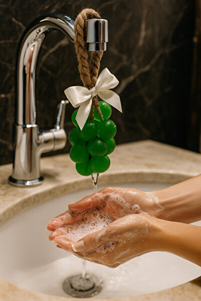 Beta Moda Hub Üzüm Salkım Sabun – El Yapımı Kokulu Dekoratif Hediyelik Sabun