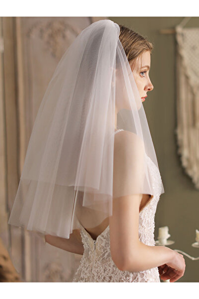BBA TULLE STORE 80cm Double Layer, Wedding Veil, Party Veil, Graduation Veil ...