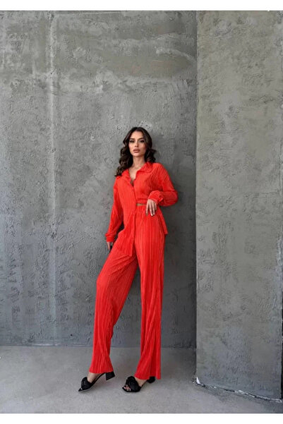 Kanonik Education Shirt and Pant Set - Red