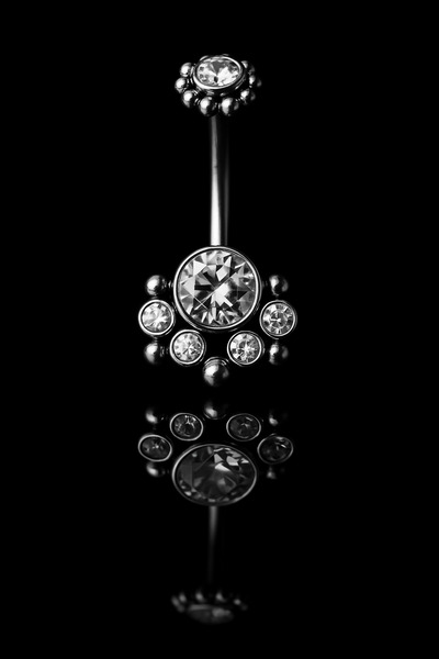 depozoom Cerrahi çelik piercing Doğal Taş Göbek piercing Cerrahi çelik piercing