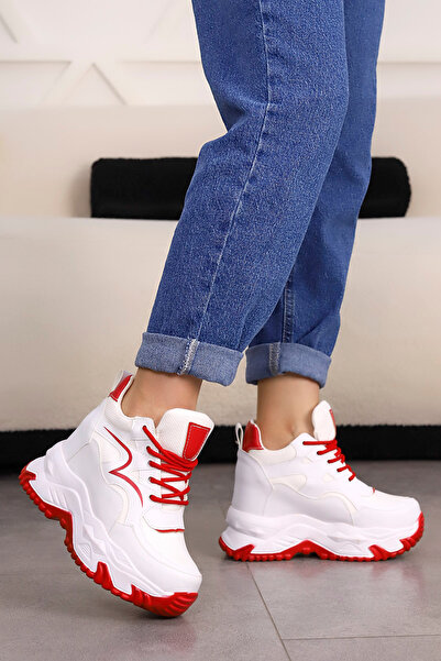 GİNZA SHOES Frm 9001 High Sole Lace-Up Sneakers