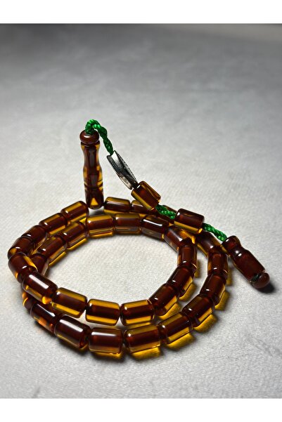 TESBİHCİM MEHMET Ateş Kehribar 10/7 MM Kapsül Kesim