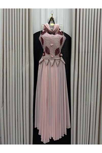 Heidi chiffon evening dress