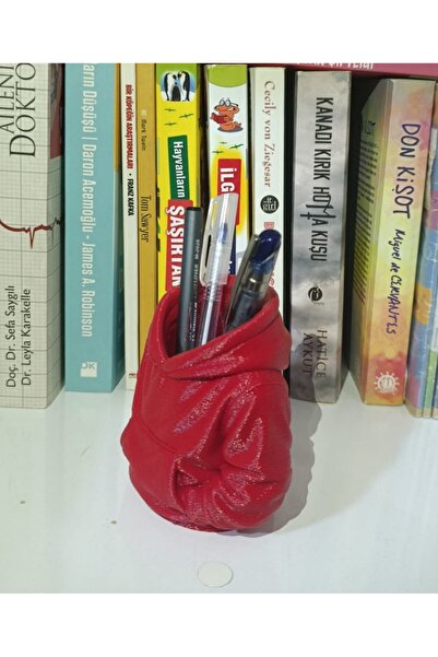 3D PLUS DESIGN & PRINTER TECHNOLOGY Imprimare 3D Suport pentru stilou cu cu glugă figuri, din plastic organic, organizator de birou, 11cm