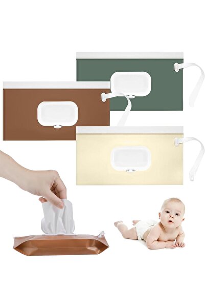 Generic 3-Piece Wet Wipe Dispenser Set