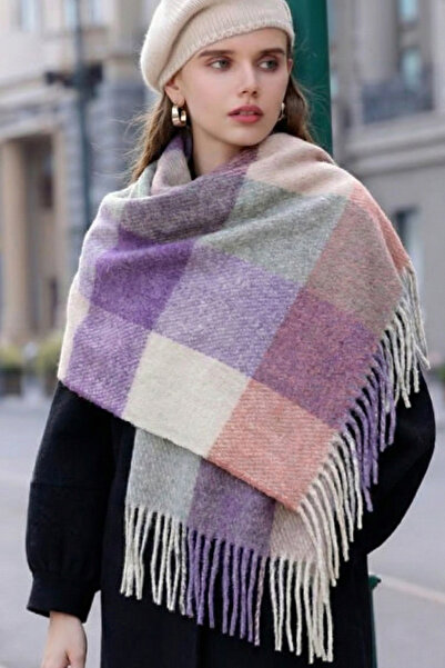 Gubo Women's Shawl Colorful Winter Shawl