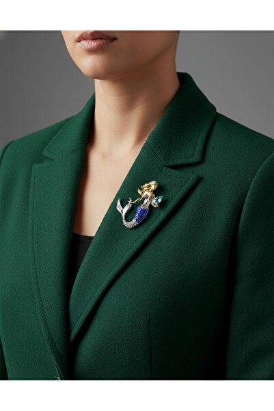 Defne DENİZKIZI METAL BROŞ