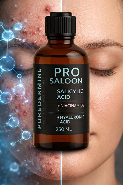 Puredermine Serum Etkisinde Salisilik Asit Tonik | Akne & Siyah Nokta Karşıtı...