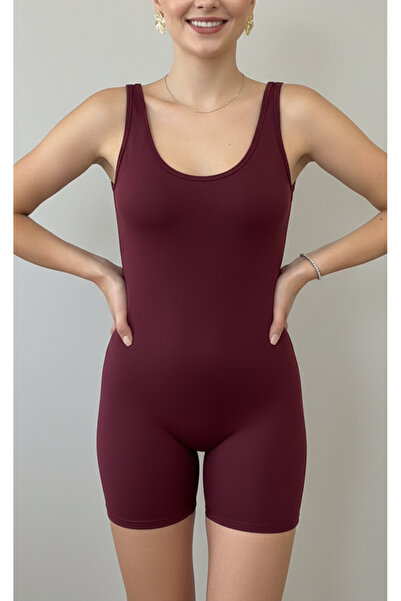 Nai baby Women's Thick Strap Jumpsuit with Backless Shorts Suitable for Yoga ...