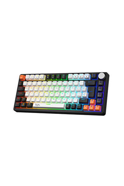 gameagle Strike Compact Rainbow Kablolu TR Layout Mekanik Oyuncu Klavyesi Blu...