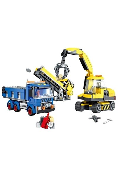 Unbranded/Generic Construction Block Set - Construction Vehicles, 502 Pieces, 3-in-1 Model, Educational Toy for Kids