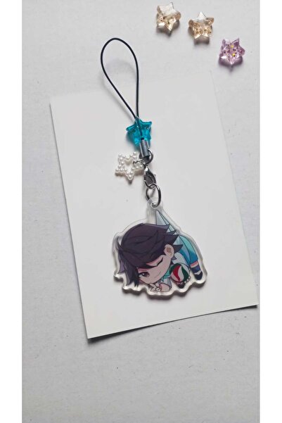Atölye Moonlit Haikyuu Toru Oikawa Telefon Süsü Charm
