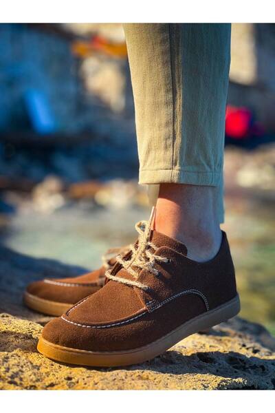 Zapatos حذاء كلاسيكي رجالي من الجلد السويدي برباط للاستخدام اليومي طراز KB-X5...