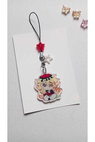 Atölye Moonlit Demon Slayer Douma Telefon Süsü Kimetsu no Yaiba Charm