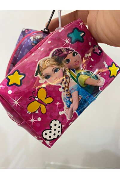 SELUVİA مجموعة محفظة وسلسلة مفاتيح بشخصيات كرتونية كورومي وإلسا |   محفظة الفتاة