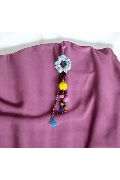 Nimet Abla Butik مشبك بيجل من القماش المرن