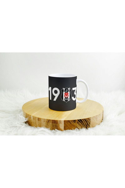 merkür baskı atölyesi Beşiktaş Temalı Kupa Bardak Kara Kartal Özel Tasarım He...