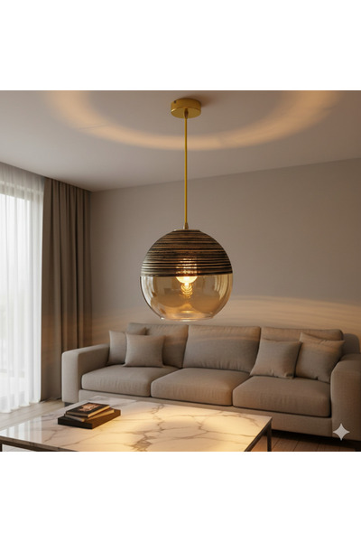 TEKNO Lüx avize bal camı tij hediye