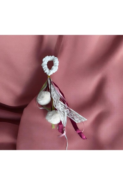Nimet Abla Butik Elastic Fabric Bagel Buckle