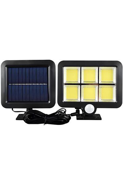 Tawitech 120 COB LED Güneş Enerjili Sensörlü 3 Mod Kablolu Solar Duvar Lambası