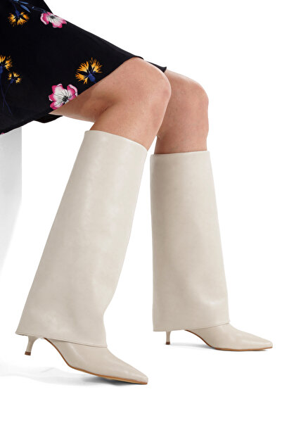 LUVETTO Skin Skin čizme sa šiljatim vrhom i tankom petom 5 cm Nova sezona