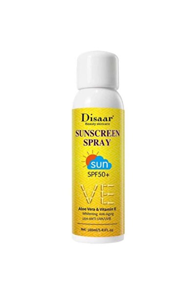 Disaar بخاخ واقي شمس بعامل حماية SPF 50 بالصبار وفيتامين اي من ديسار , 160 مل