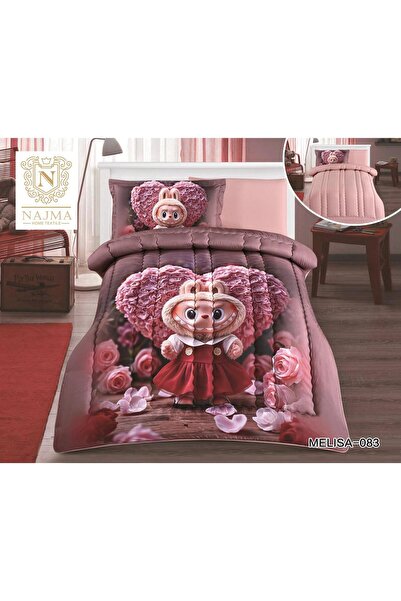 NAJMA Children's bedspread with a beautiful graphic design, made of luxurious microfiber, cool and elegant, quilt size 170*230