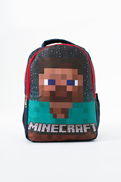 QL ACCESSORY MineCraft 2'li Set Okul Çantası