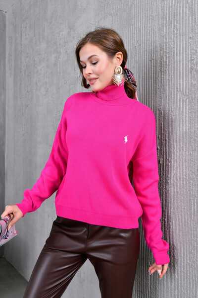 Park Karon Women's Turtleneck Soft Textured Knit Sweater 10991