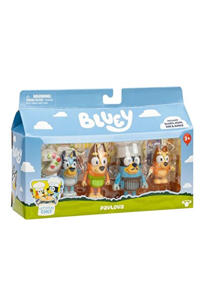 Moose Toys Bluey 4'lü Figür Set - Pavlova
