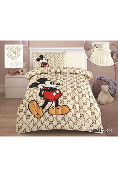 NAJMA Children's bedspread with a beautiful graphic design, made of luxurious microfiber, cool and elegant, quilt size 170*230