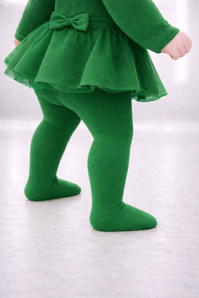 ÖZKARDEŞLER BABY Бебешки и детски чорапогащи зелени