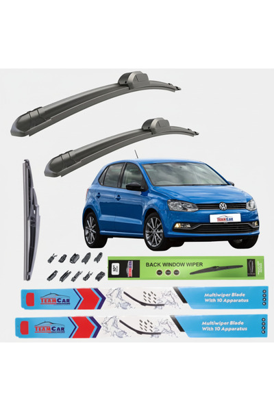 TEAMCAR Stergatoare Volkswagen Polo 6R 5 usi (2009–2017) TeamCar® – Set complet