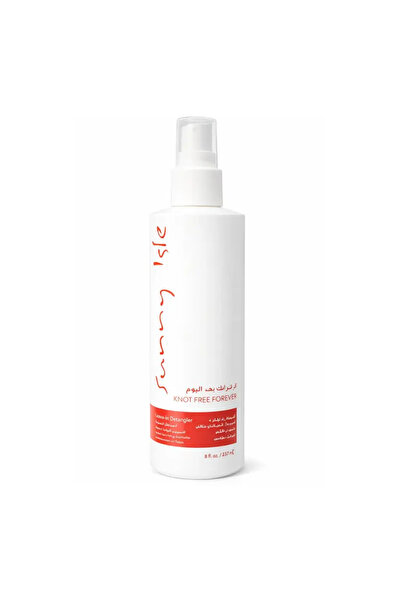 Sunny Isle بخاخ فك تشابك الشعر Knot Free Forever Leave-In Hair Detangler Spray 8 أونصة سائلة (237 مل)