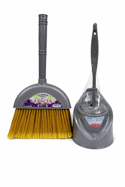 akbulut Apacıa Plastic / 2 Piece Wc Cleaning Set. 1 Small Broom and 1 Wc Brush