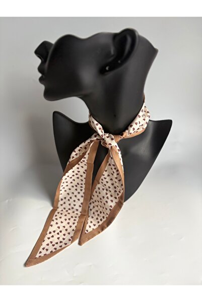BHR AKSESUAR Patterned Thin Scarf, Ribbon (6X85 cm)