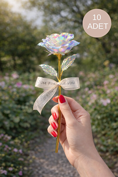 Miu 10 Adet Sonsuzluk Gülü Sevgililer Günü - Anneler Günü Hediyesi- Solmayan Gül