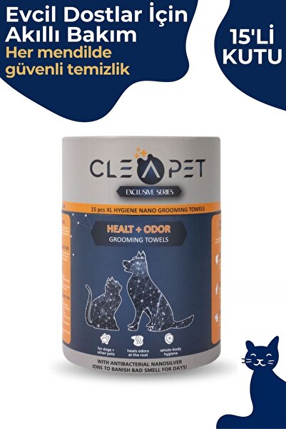 Cleapet Kedi Nano Temizlik Hijyen Havlusu 30x40