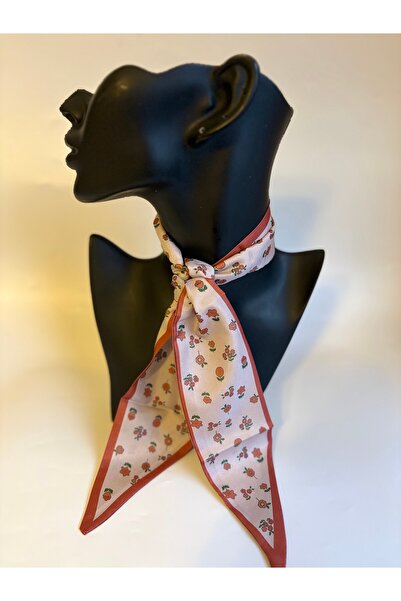 BHR AKSESUAR Patterned Thin Scarf, Ribbon (6X85 cm)