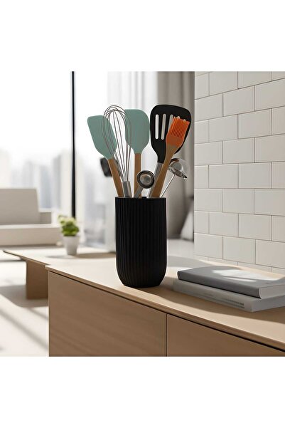 DesıgnSnowFashion Modern Minimalist Kitchen Spoon Rest with Non-Slip Base, Decorative Spoon Holder