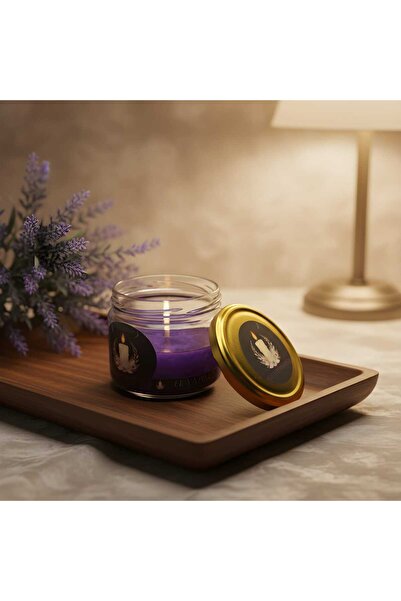 DesıgnSnowFashion El Yapımı Dekoratif Kokulu Mum Doğal İçerik, Uzun Süreli Ya...