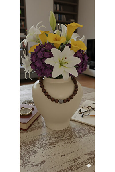 Velorahomee Modern Krem Seramik Vazo - İskandinav Tarzı Dekoratif Obje