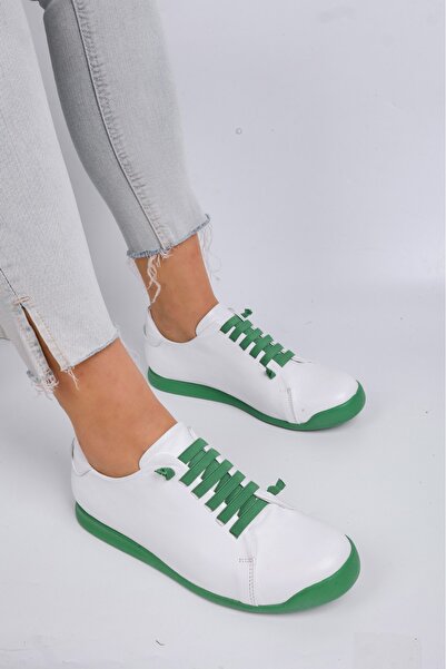 AYAKKABİSEPETİ Genuine leather women's shoes