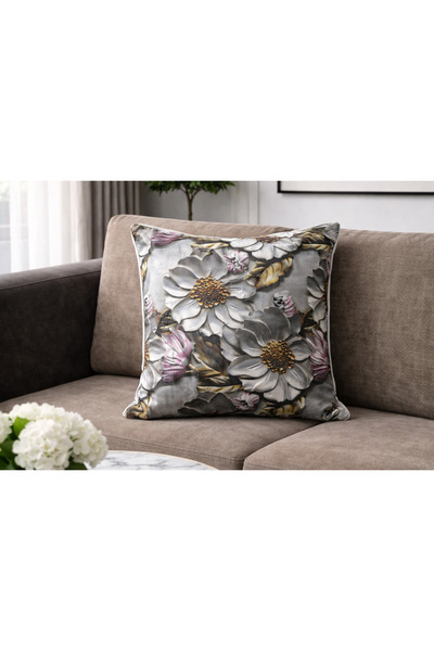 ÖZDAĞ HOME CONCEPT 3D Digital Printing Decorative Throw Pillow Cover 43X43 cm – Single-Sided Printing, Vibrant Colors