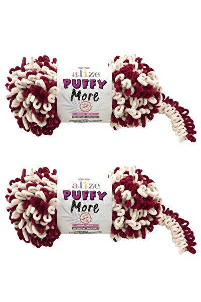 Eliza بكرتان من خيط الصوف Puffy More رقم اللون 6271