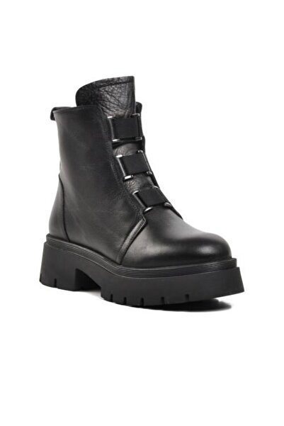 Pepita 9323 YÜKSEK TABAN METAL DETAYLI DERİ KADIN BOT