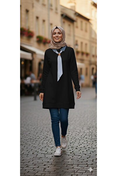 azram Model de tunică sport elegantă și lungă pentru hijab • Tunică confortab...