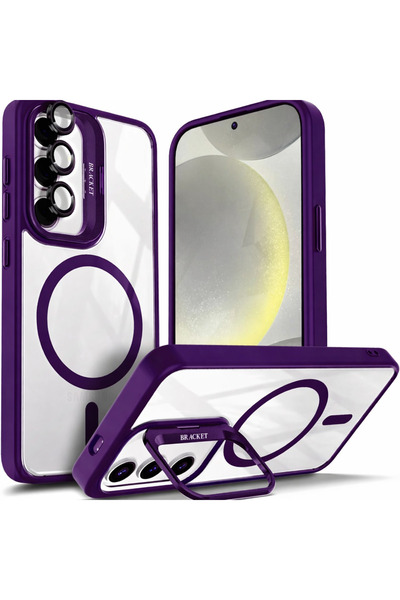 Kipgsm Galaxy S25 Plus Kılıf Magsafe Destekli Kamera Lens Koruyucu Hediyeli A...